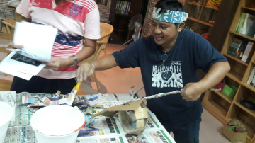 Indigenous People Southern Island Mask Making 2016