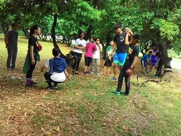 Thematic Project - Experiencing Camp of Climbing a Tree & Walking on a Rope in Academic Year 2016