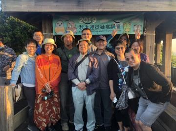 2019.10.18宮古島でサシバ保護に取り組む専門家-久貝勝盛様が本学にご来訪