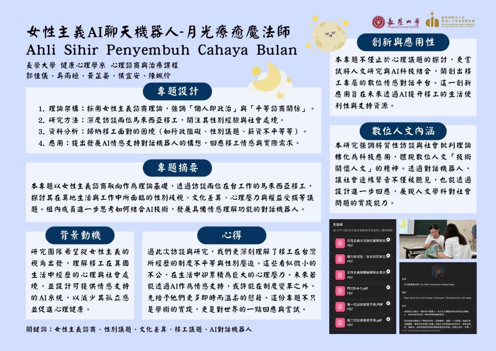 數位人文計畫 - 學研海報