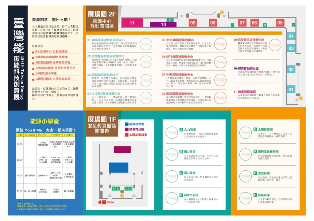 國立科學工藝博物館辦理「2019台灣『能』-潔能科技創意展」活動