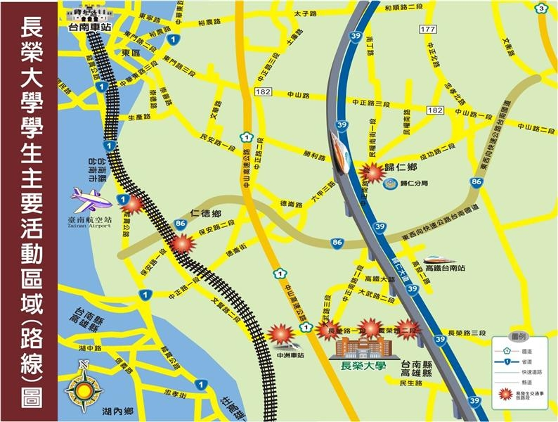 CJCU Neighbour Map of Streets that are Potential to Traffic Accidents