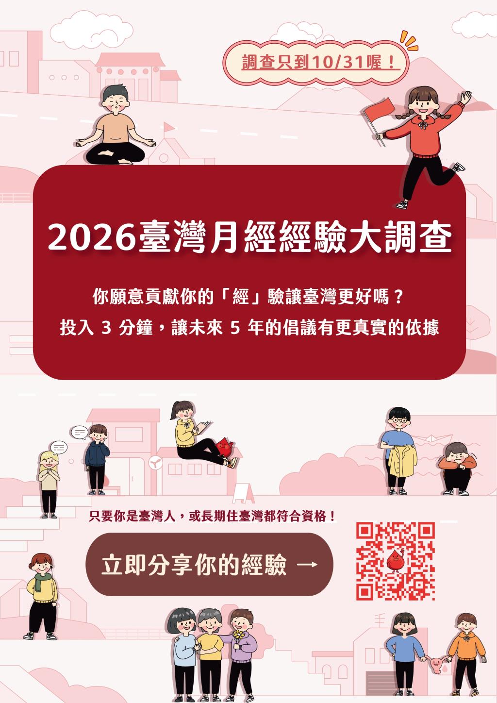 2026臺灣月經經驗大調查