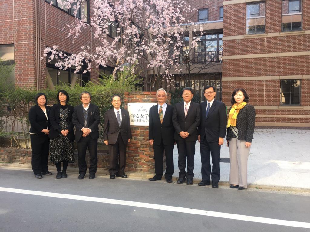 感受貴族氣息   長榮大學拜訪京都平安女學院大學