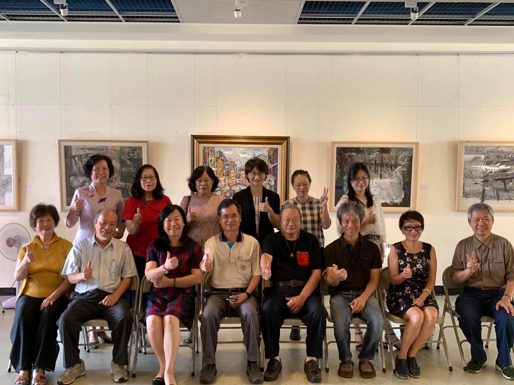 長榮大學師生聯展「歲月藝航」 4日於臺南市客家文化會館開展