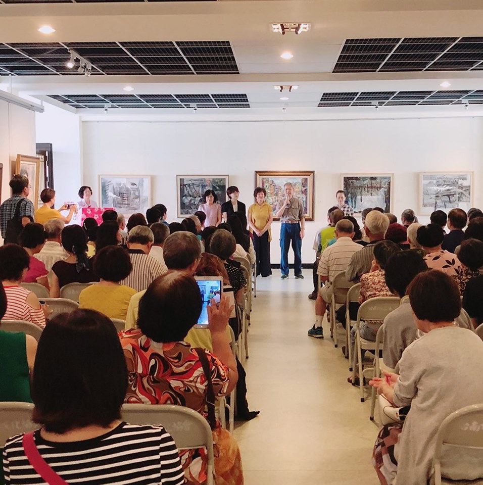 長榮大學師生聯展「歲月藝航」 4日於臺南市客家文化會館開展