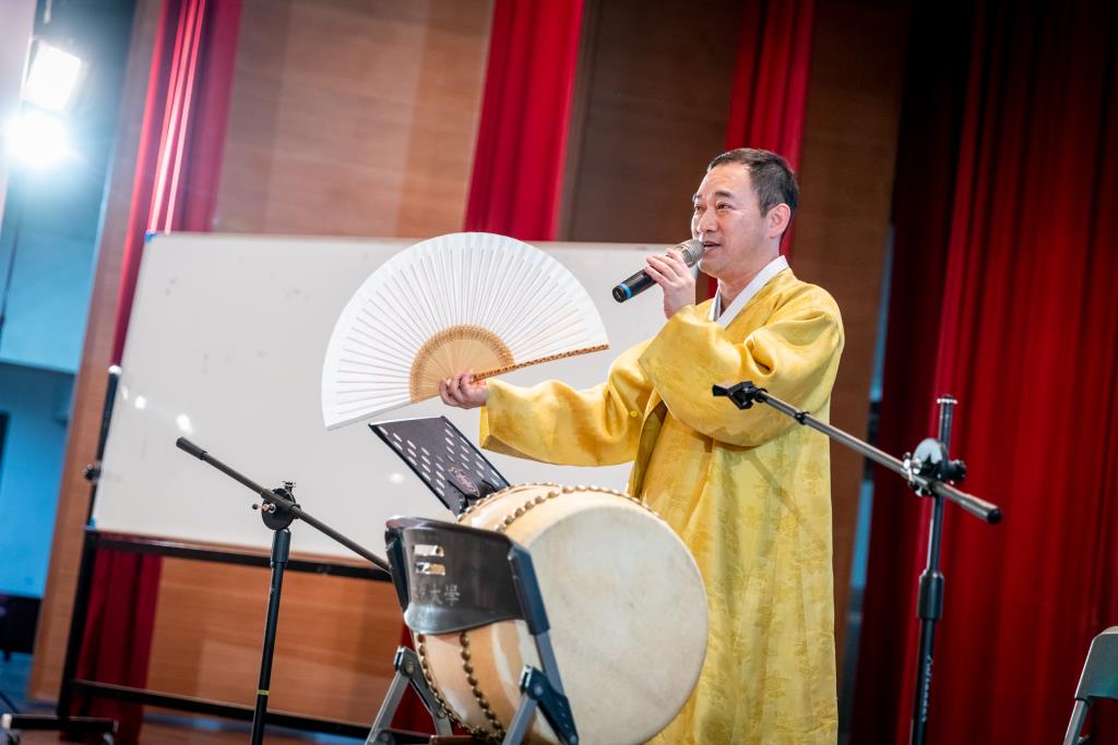 認識「盤索里」 國際處邀請韓國傳統聲樂家表演說唱藝術