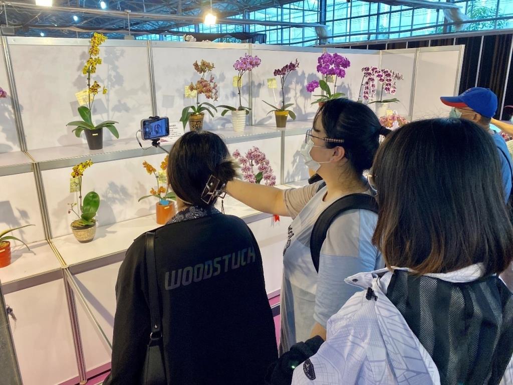 課程與實務連結 蘭花學程參訪2022年臺灣國際蘭展