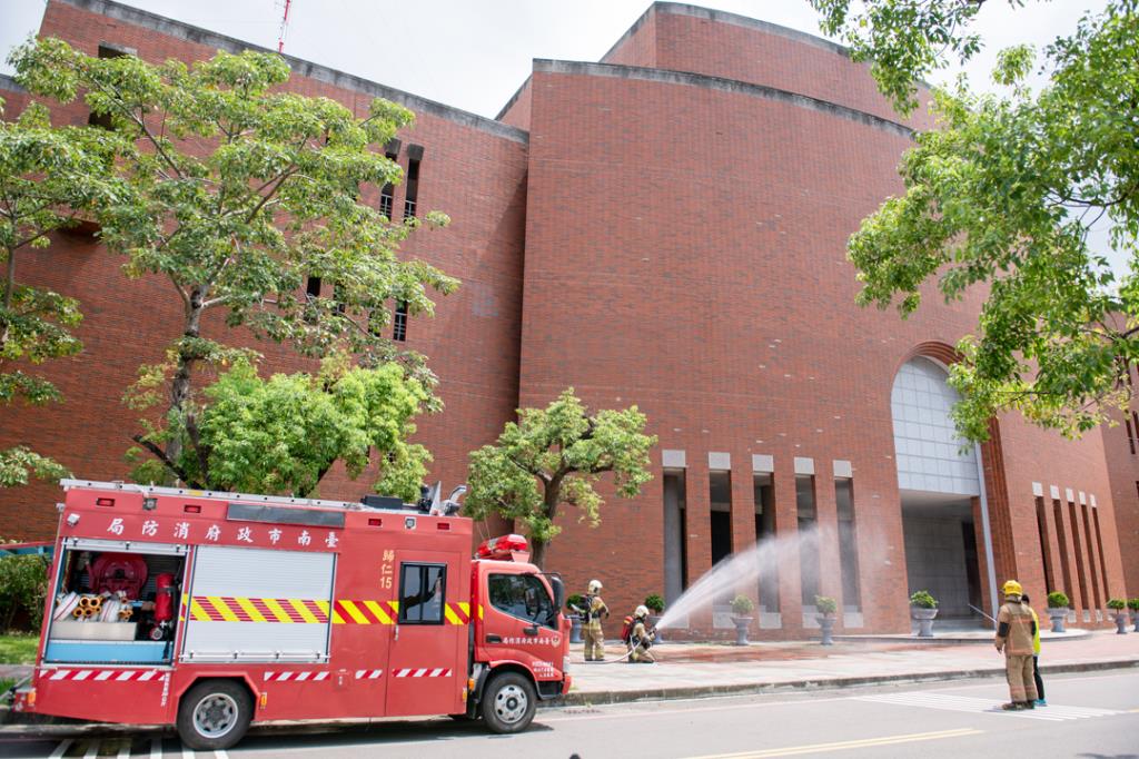 長榮大學於9月21日國家防災日，辦理地震避難疏散演練