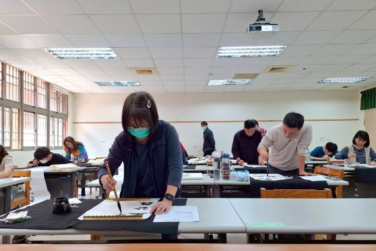 決賽現場書寫實況