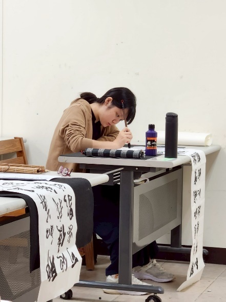 決賽現場書寫實況