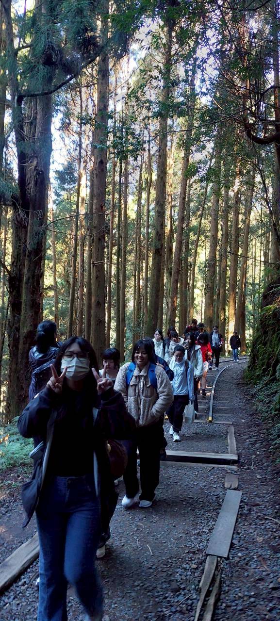 古道悠閒魚貫而行