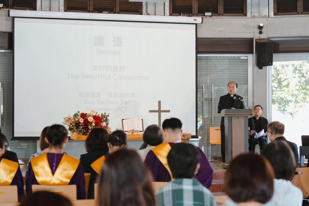 台灣基督長老教會總會議長潘恩盛牧師講道