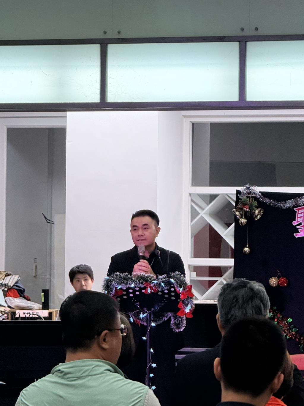 董事劉立仁牧師致詞