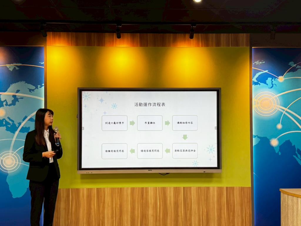 同學進行專題報告