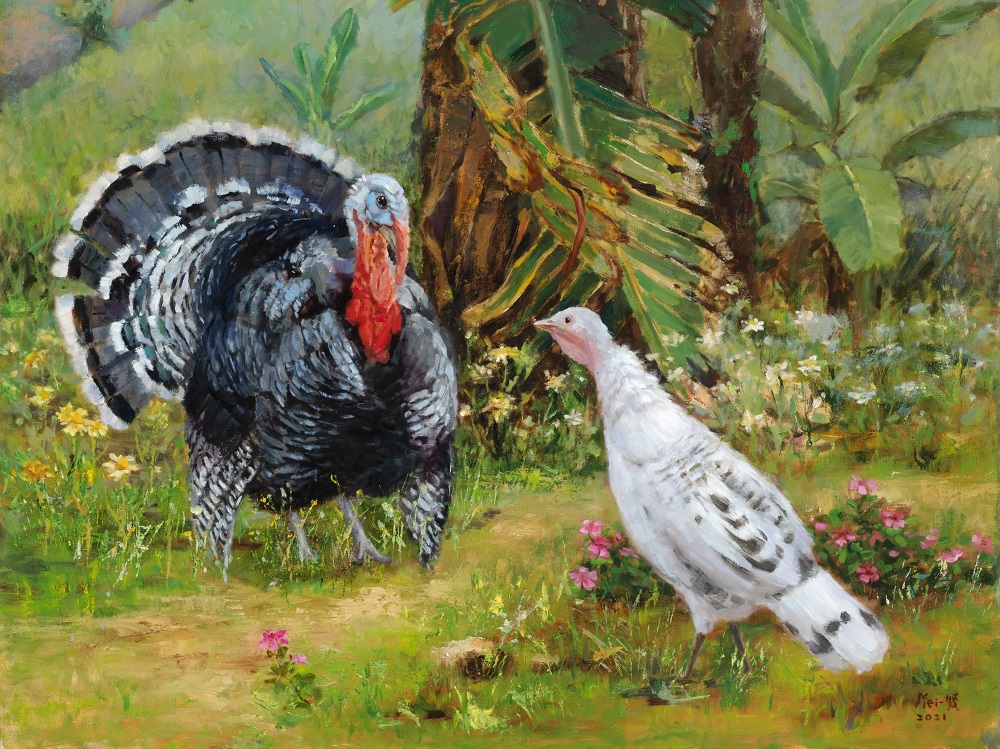 作品《兩情香悅》