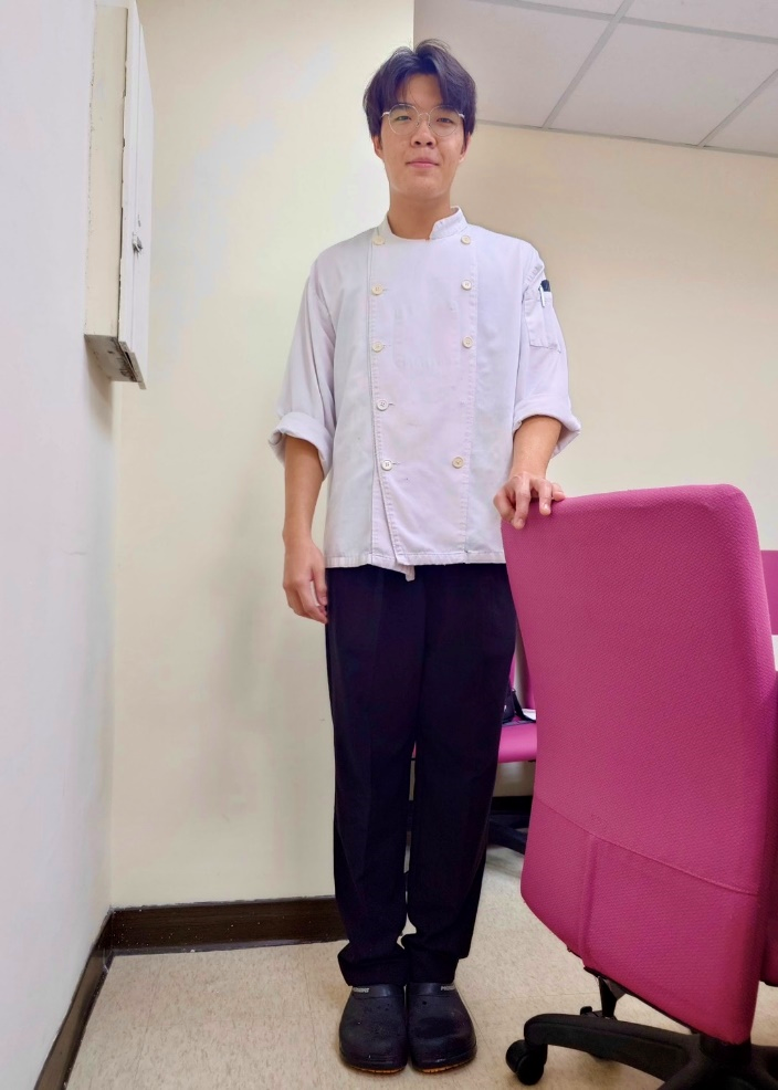 林家豪於台北圓山大飯店實習後轉任正職