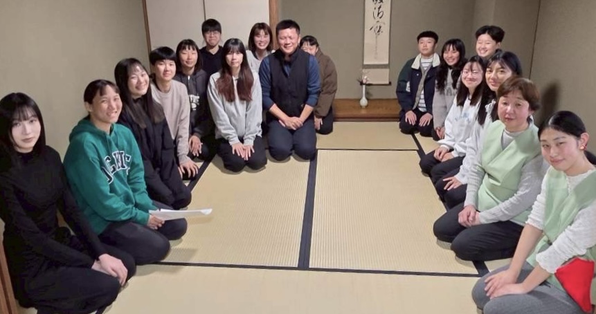 長榮女籃體驗大阪女學院茶道社團