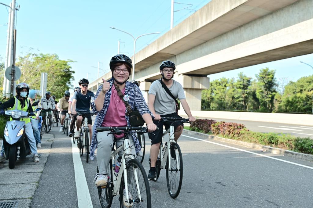 第二十屆臺江水日登場　長榮大學師生騎行響應「愛鄉護水」敬八田