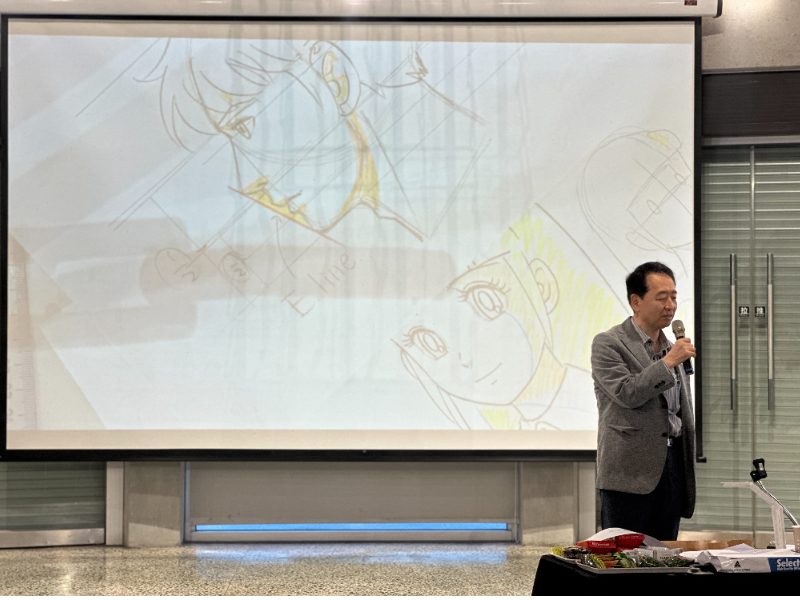 這是關於【筆下的光影哲學：日本動漫大師小幡公春再次蒞臨長榮大學數媒系 引爆學生驚呼！】這一則訊息的封面圖片