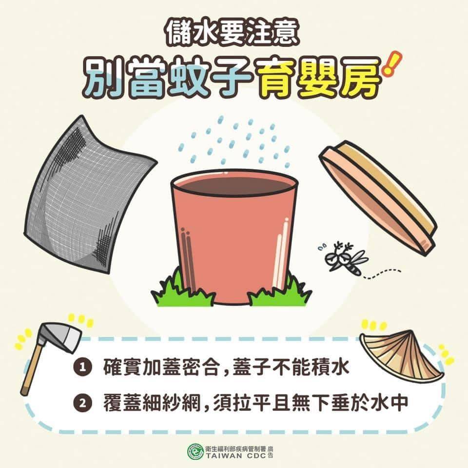 儲水要注意別當蚊子育嬰房
