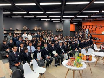 2019.12.10熊本県立水俣高等学校一行が本学を訪問