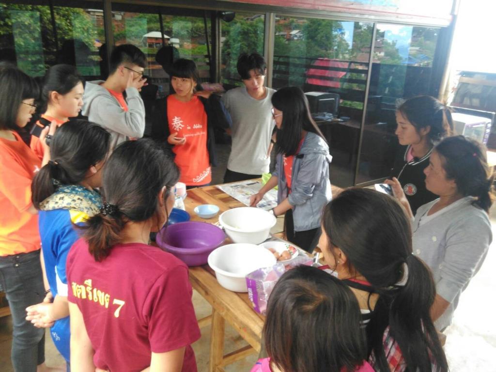 體驗在地文化 長榮大學國際服務團泰北阿卡族志工服務