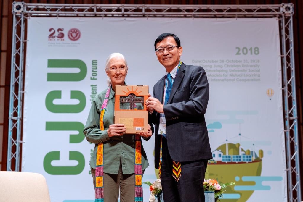 環境教育的領航者 Dr. Jane Goodall榮獲東方諾貝爾獎-唐獎永續發展奬殊榮