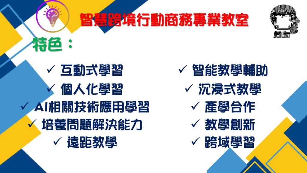 智慧跨境行動商務專業教室