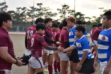 橄欖球隊與韓國隊友誼賽