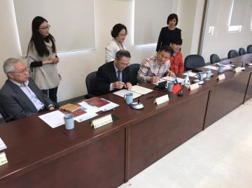韓一大學MOA簽約儀式