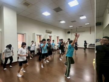 20250121林園高中體驗課程有氧舞蹈