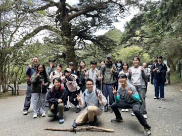 115.04.18通識中心與校牧室聯合辦理山海圳國家級綠道-鹿林山麟趾山走讀