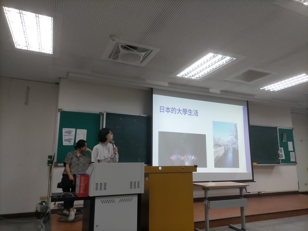 健康心理學系學生進行國際交流及社團經驗分享