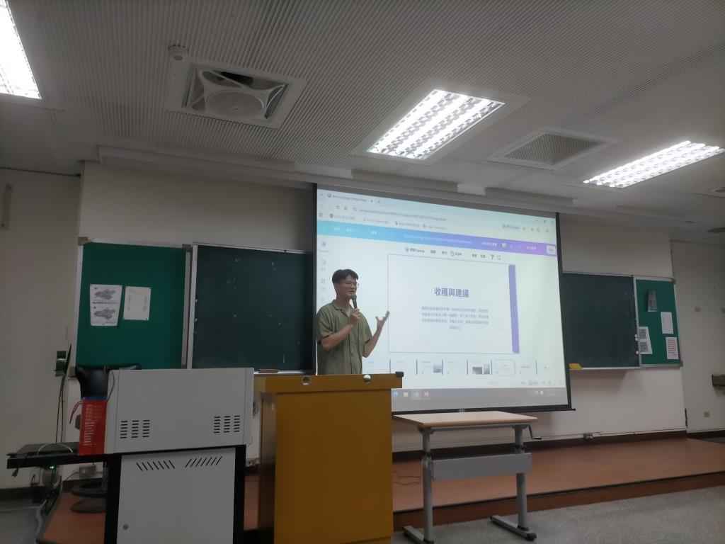 健康心理學系學生進行國際交流及社團經驗分享