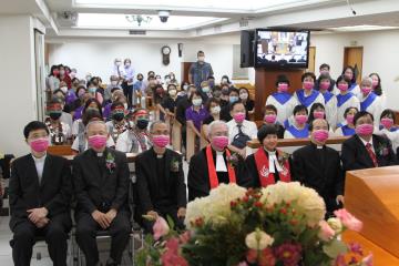 Alumni 張一凡 inaugurated at 台北三一教會