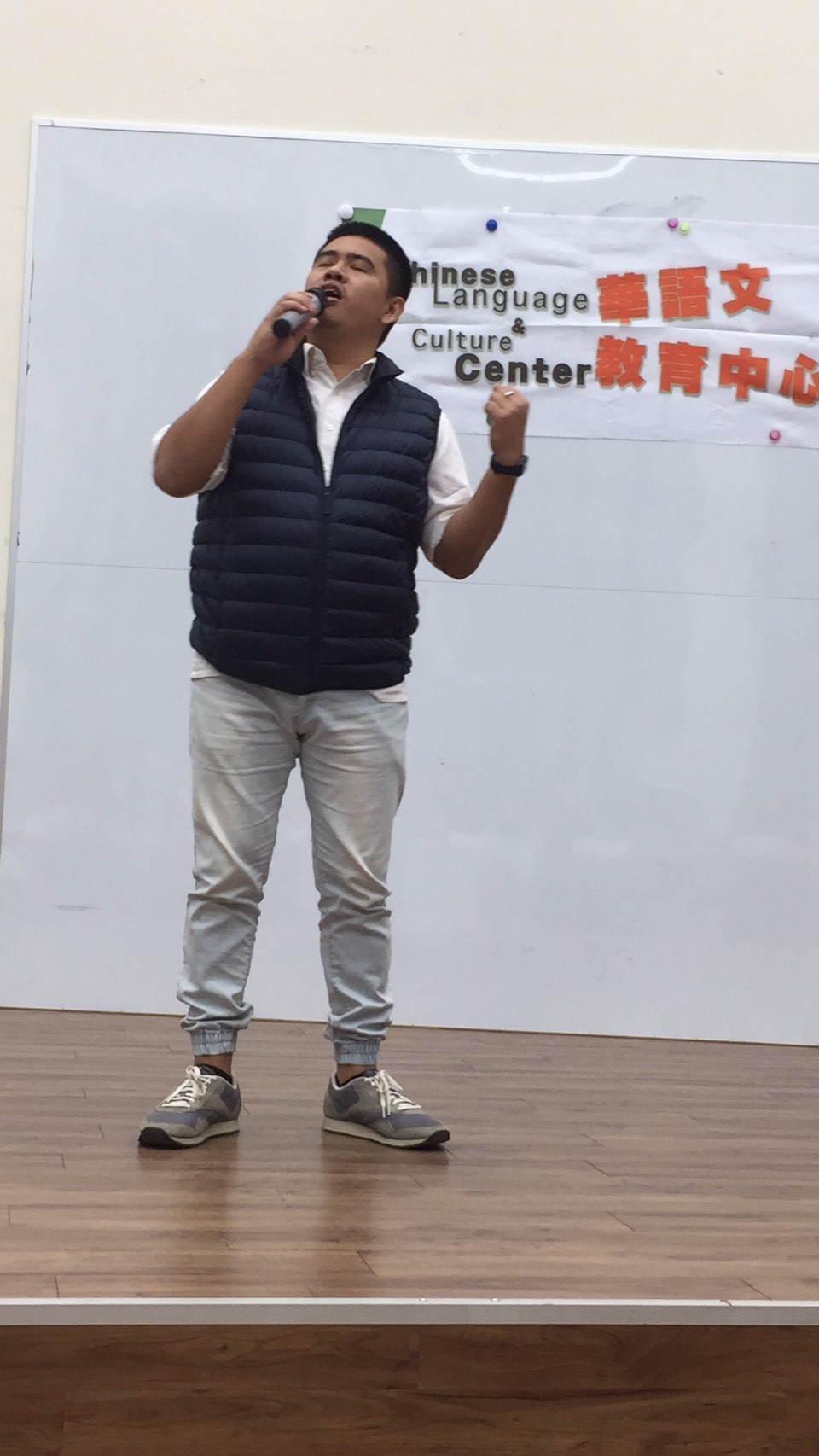 華語文教育中心舉辦華語學習成果展~一起FUN華語，以歌曲演唱的方式展現學習的成果