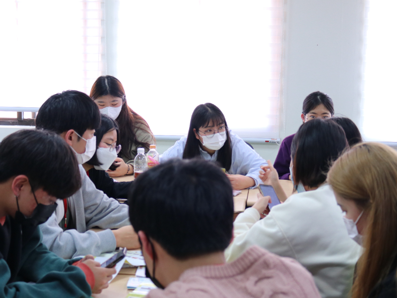 강릉 영동대학교 학생들이 장영대학교 중국어 단기 프로그램을 참여하다