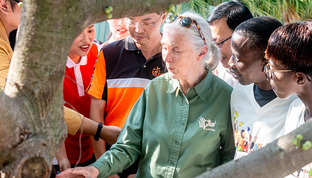 Dr. Jane Goodall visited CJCU