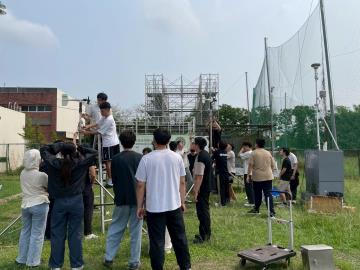 115.04.17 自動氣象塔架設練習