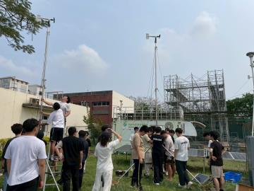 115.04.17 自動氣象塔架設練習
