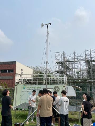 115.04.17 自動氣象塔架設練習