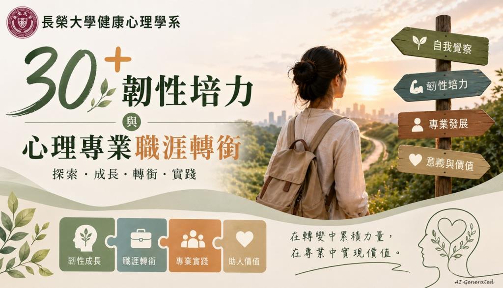 30+韌性培力與心理專業職涯轉銜學分學程