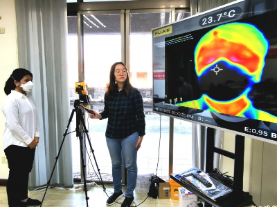 長榮大學研發紅外線顯像技術 快速檢測口罩密合度
